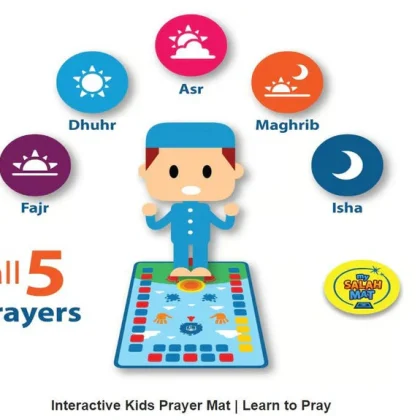 Interactive Islamic Prayer Mat for Kids