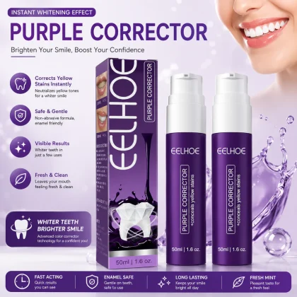Purple Teeth Whitening Toothpaste