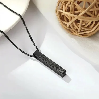 Islamic Quran Bar Pendant Necklace